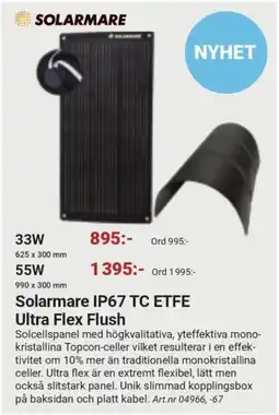 Erlandsons Brygga Solarmare IP67 TC ETFE Ultra Flex Flush erbjuda