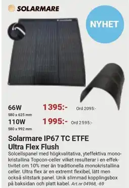 Erlandsons Brygga SOLARMARE Solarmare IP67 TC ETFE Ultra Flex Flush erbjuda