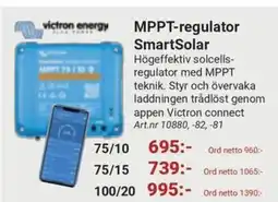 Erlandsons Brygga Victron energy mppt-regulator smartsolar erbjuda
