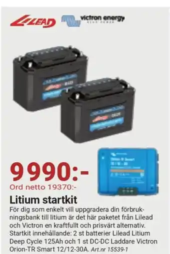 Erlandsons Brygga Litium startkit erbjuda