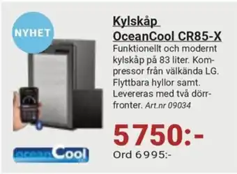 Erlandsons Brygga Kylskåp OceanCool CR85-X erbjuda
