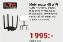 Erlandsons Brygga Mobil router 4G WiFi erbjuda