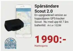 Erlandsons Brygga Spårsändare Scout 2.0 erbjuda