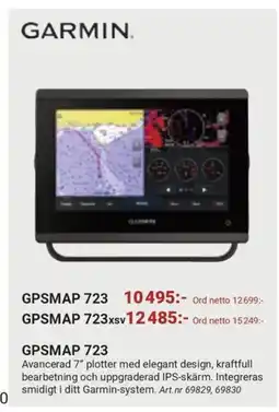 Erlandsons Brygga GARMIN. GPSMAP 723 erbjuda
