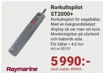 Erlandsons Brygga Rorkultspilot ST2000+ erbjuda