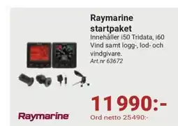 Erlandsons Brygga Raymarine startpaket erbjuda