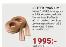 Erlandsons Brygga ISITEEK 2x45 1 m² Isiteek 2 erbjuda