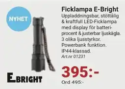 Erlandsons Brygga Ficklampa E-Bright erbjuda