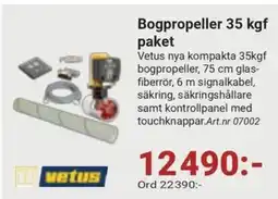 Erlandsons Brygga Bogpropeller 35 kgf paket erbjuda