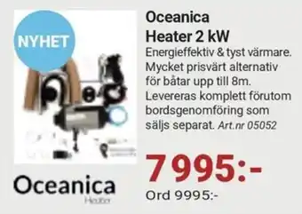 Erlandsons Brygga Oceanica Heater 2 kW erbjuda