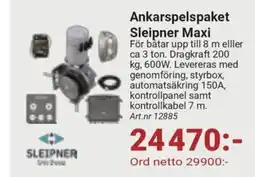 Erlandsons Brygga Ankarspelspaket Sleipner Maxi erbjuda