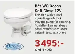 Erlandsons Brygga Båt-WC Ocean Soft Close 12V erbjuda