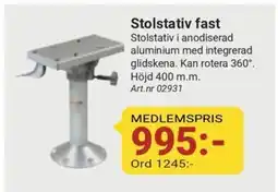 Erlandsons Brygga Stolstativ fast erbjuda