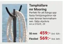 Erlandsons Brygga Tamphållare mr Mooring erbjuda