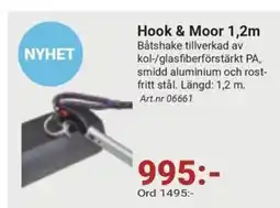 Erlandsons Brygga Hook & Moor 1,2m erbjuda