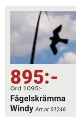 Erlandsons Brygga Fågelskrämma Windy Art.nr 01246 erbjuda