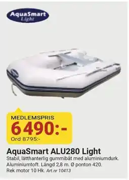 Erlandsons Brygga AquaSmart ALU280 Light erbjuda