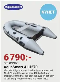 Erlandsons Brygga AquaSmart ALU270 erbjuda