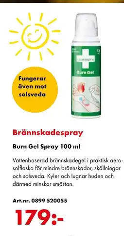Würth Brännskadespray Burn Gel Spray erbjuda