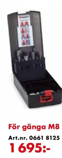 Würth För gänga M8 erbjuda