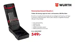 Würth Hammarborrkassett Quadro-L erbjuda