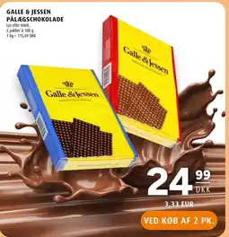 Scandinavian Park GALLE & JESSEN PÅLÆGSCHOKOLADE erbjuda