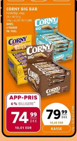 Scandinavian Park CORNY BIG BAR Forskellige slags, erbjuda
