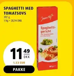 Scandinavian Park SPAGHETTI MED TOMATSOVS erbjuda