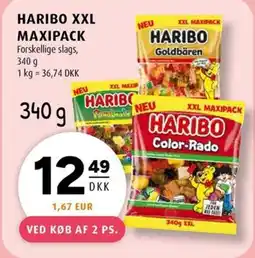 Scandinavian Park HARIBO XXL MAXIPACK Forskellige slags, erbjuda