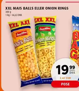 Scandinavian Park XXL MAIS BALLS ELLER ONION RINGS erbjuda