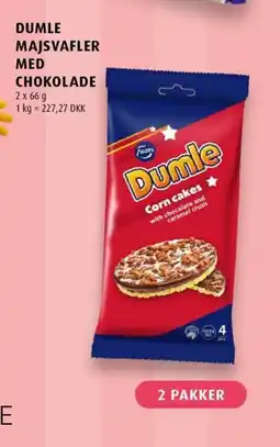 Scandinavian Park Dumle majsvafler med chokolade erbjuda