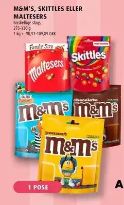 Scandinavian Park M&M'S, SKITTLES ELLER MALTESERS erbjuda