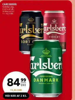 Scandinavian Park CARLSBERG Forskellige slags, 0-5,8 % vol. alk., erbjuda