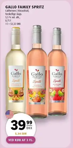 Scandinavian Park GALLO FAMILY SPRITZ erbjuda