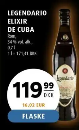 Scandinavian Park LEGENDARIO ELIXIR DE CUBA Rom, erbjuda