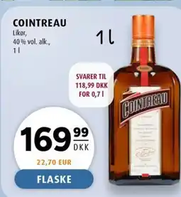Scandinavian Park COINTREAU Likør, 40% vol. alk., erbjuda