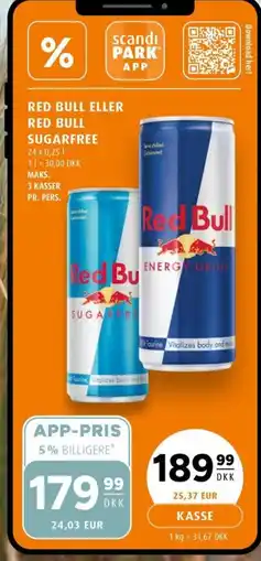 Scandinavian Park RED BULL ELLER RED BULL SUGARFRE erbjuda