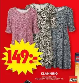 ICA Maxi KLÄNNING erbjuda