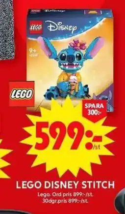 ICA Maxi LEGO DISNEY STITCH erbjuda