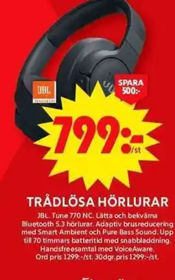 ICA Maxi TRÅDLÖSA HÖRLURAR erbjuda