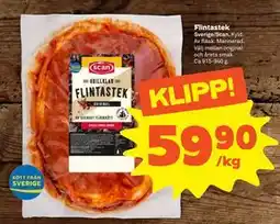 Stora Coop Flintastek, SEK 59.9 erbjuda