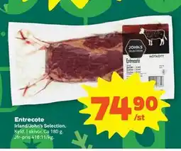 Stora Coop Entrecote, SEK 74.9 erbjuda