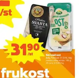 Stora Coop Skivad ost, SEK 31.9 erbjuda