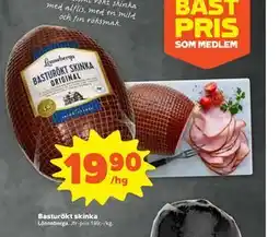 Stora Coop Basturökt skinka, SEK 19.9 erbjuda