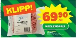 Stora Coop Blandfärs, Medlemspris erbjuda
