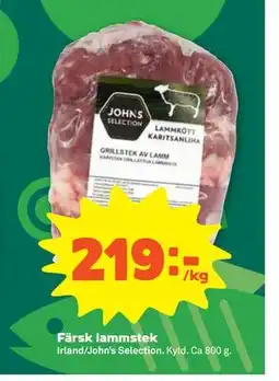 Stora Coop Färsk lammstek, SEK 219 erbjuda