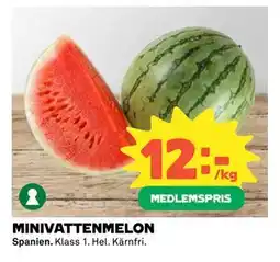Coop MINIVATTENMELON, Medlemspris erbjuda