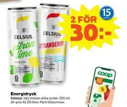 Stora Coop Energidryck, SEK 30 erbjuda