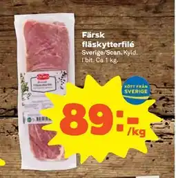 Stora Coop Färsk fläskytterfilé, SEK 89 erbjuda