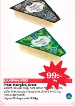 Hemköp Präst, Herrgård, Grevé erbjuda